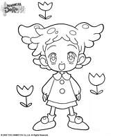 coloriage magical doremi bibi sa soeur